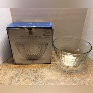 Borgonovo Italy salad bowl window fine glassware collection